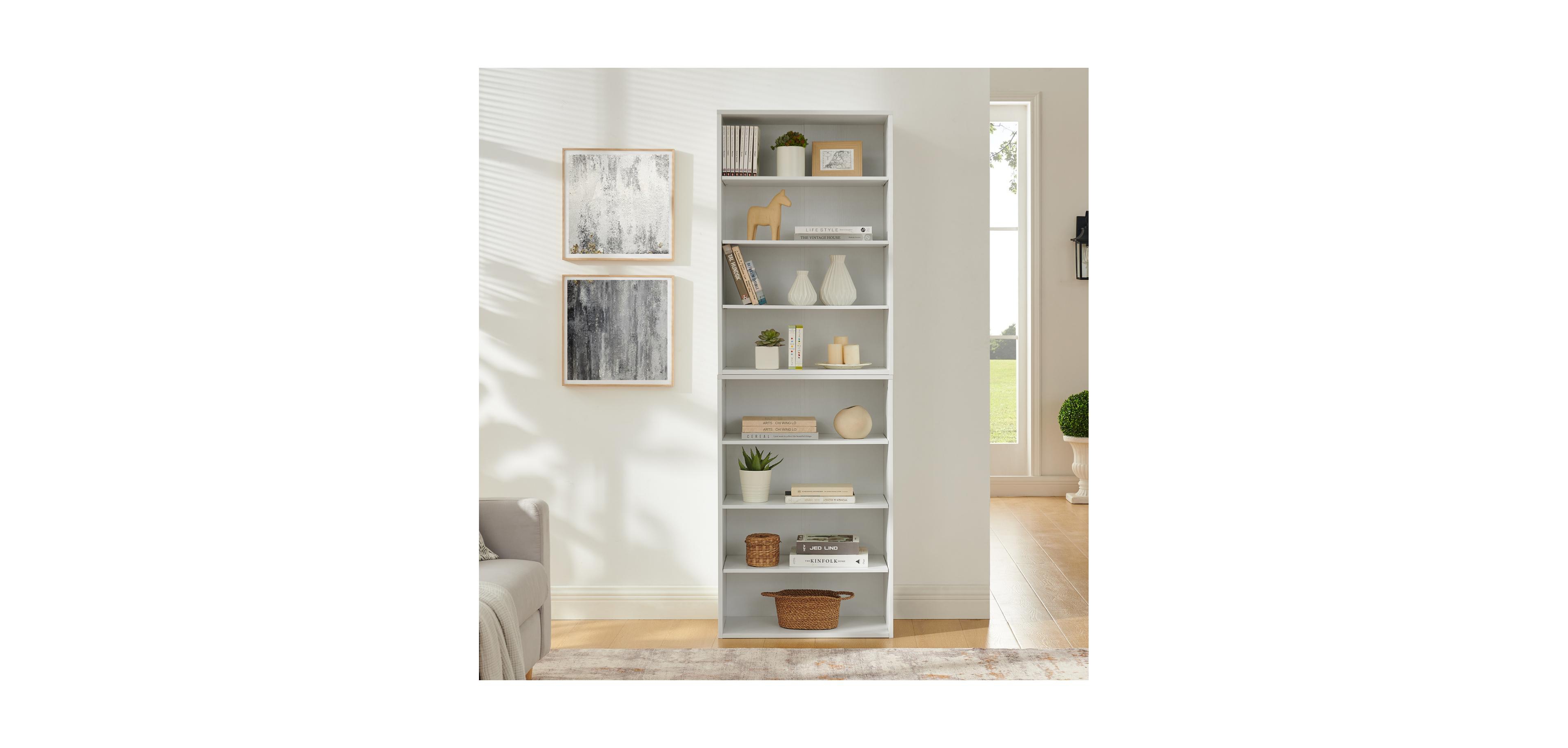 Streamdale Furniture Cd Dvd Storage Cabinet Bookcase Adjustable Shelf