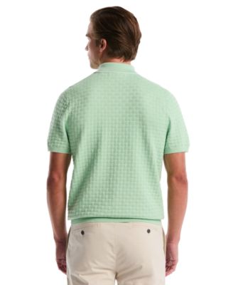 Men's Links Stitch Slim-Fit Polo Sweater