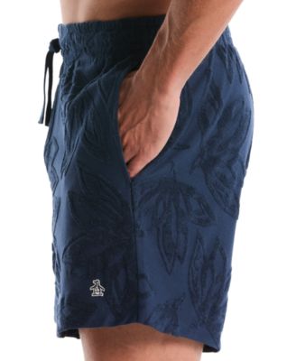 Men's Floral Patterned Slim-Fit Shorts