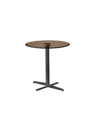 Modern Round Glass Top End Table