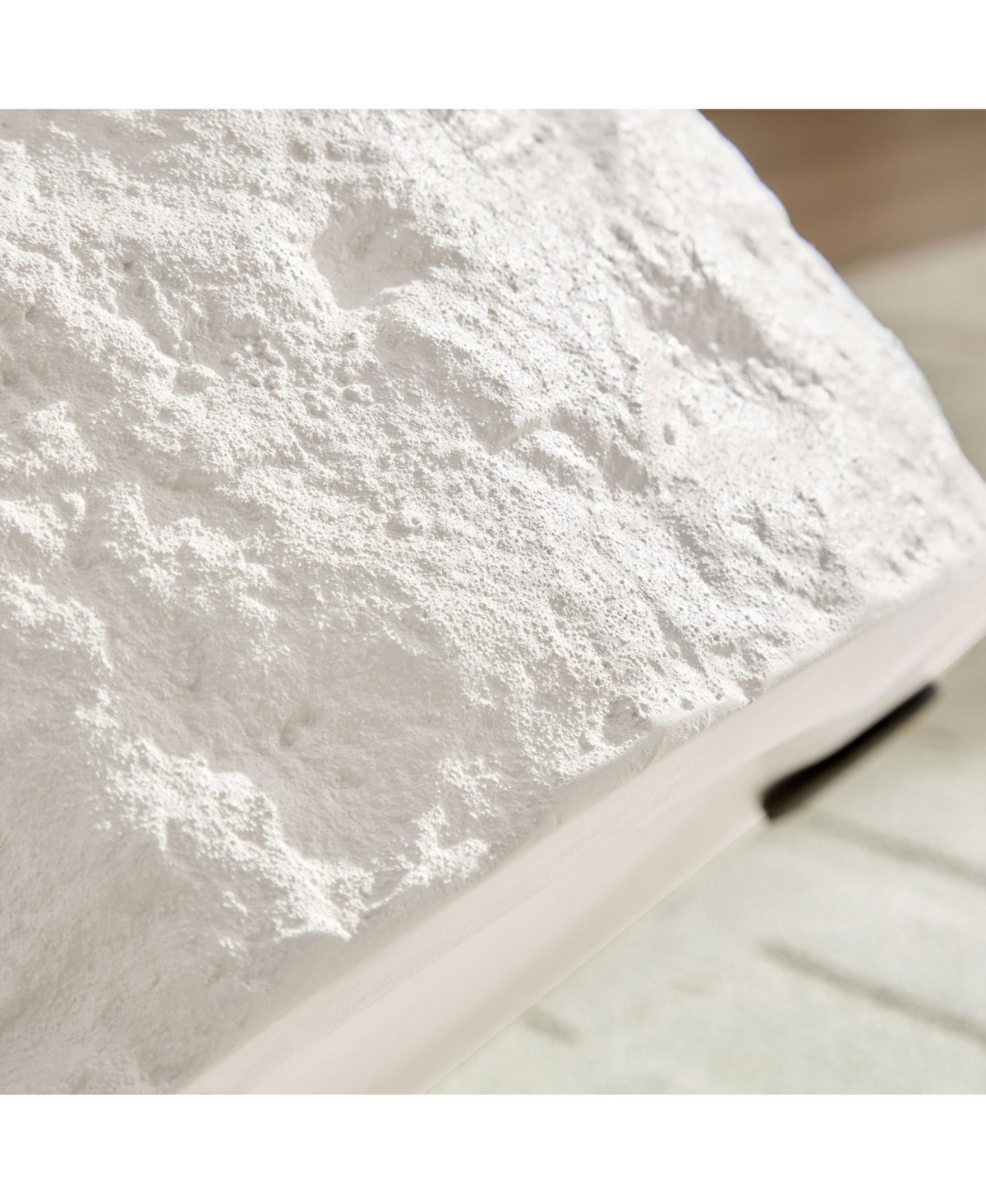 Streamdale Furniture 35" Fiberglass Round Coffee Table - Vintage Style, Modern Design