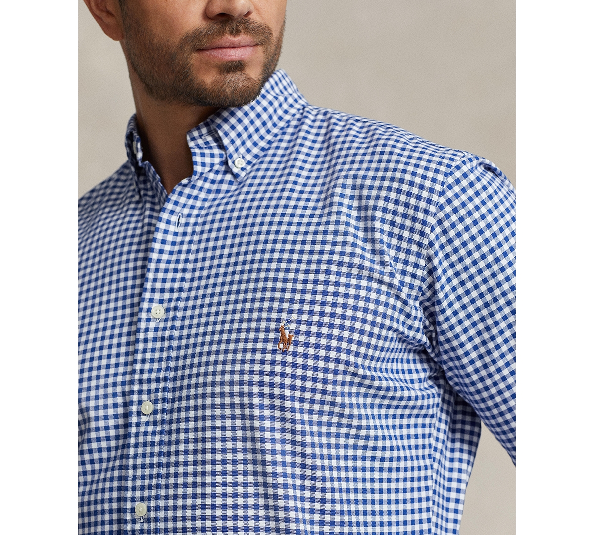 Polo Ralph Lauren Men's Big & Tall Cotton Oxford Shirt