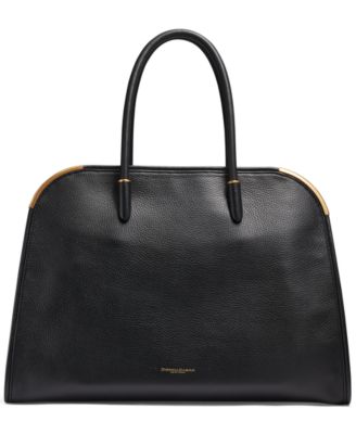 Satin Leather Medium Tote Bag