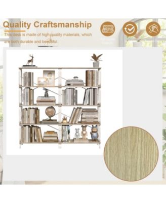 Industrial Bookshelf, Open 5-Tier