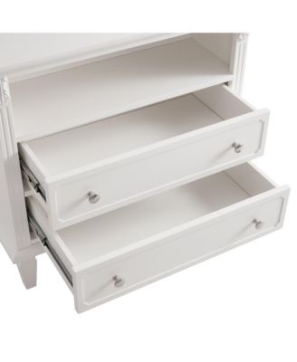 Nightstand with Charging Station and Drawers