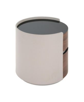 Oval Side Table - Modern Design Smart Storage