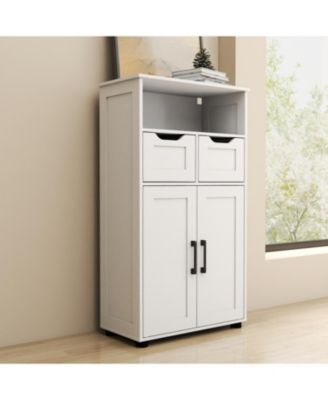 Farmhouse Double-Door Storage Cabinet