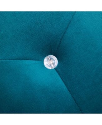  Velvet Diamond Tufted Storage Ottoman - Footrest/Seating