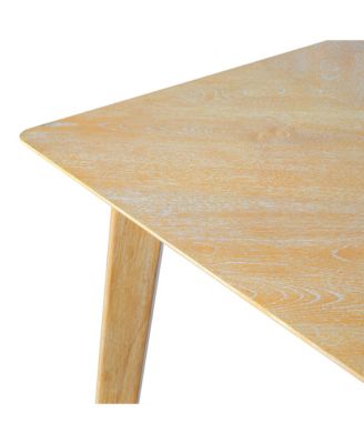 Retro Dining Table, Seats 6, Rubberwood Legs