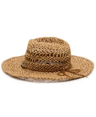 Beaded Trim Western Hat