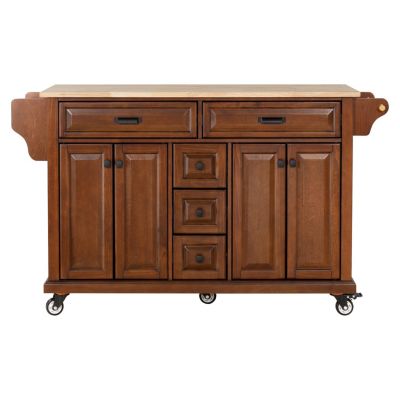 Cambridge Top Kitchen Island with Storage