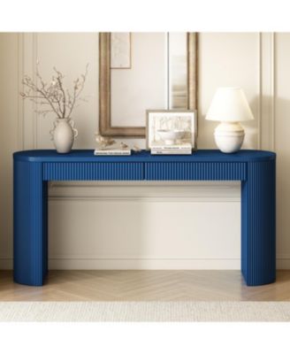 Pine Veneer Console Table