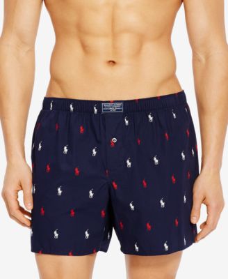 Men's Allover Pony Woven Boxers  