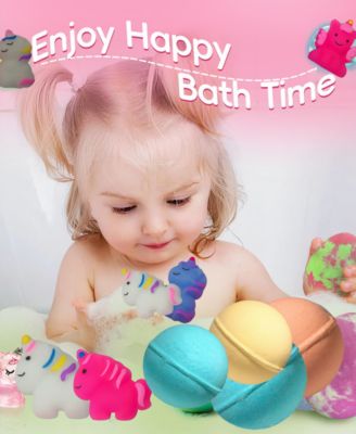 6-Pc. Unicorn Squishy Super Bubble Bath Fizzies
