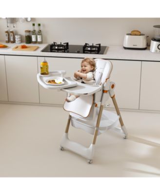 Adjustable Baby High Chair - Portable Feeding Seat
