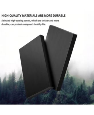 6 Drawer Black Dresser - Modern Bedroom Storage Cabinet