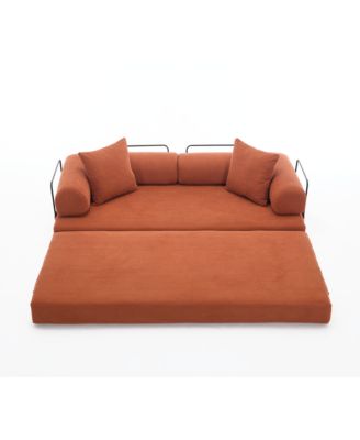 Streamdale 78.5" Folding Sleeper Sofa Bed 4-in-1 DIY King Size