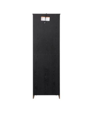 72.4" Tall Storage Cabinet w/ 8 Doors & 4 Shelves, Bookshelf