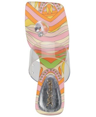 Women's Aqueous Embellished High-Heel Dress Mules