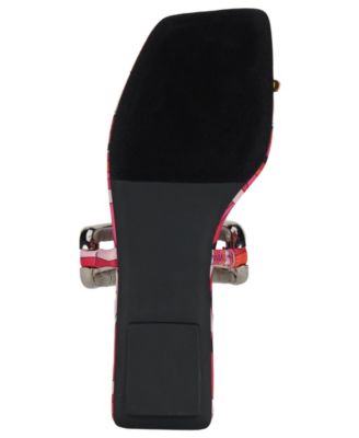 Women's Guilded Chain-Embellished Flat Sandals