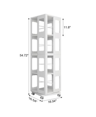 Rotating Steel Bookshelf