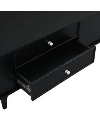 Modern Rectangle Coffee Table w/ Drawers & Hidden Storage