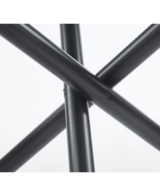 Glass Dining Table - Modern Kitchen Table 110cm