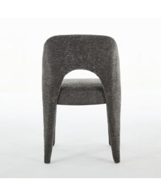 Set of 2 Chenille Dining Chairs