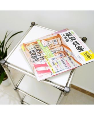 Korean 4-Tier Stainless Steel Shelving Unit (49"H x 14.9"W