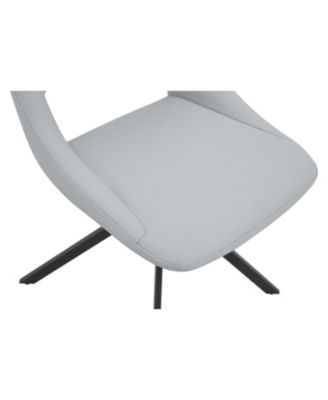 Set of 4, Light Leather, Gold Mesh Swivel Dining Chairs