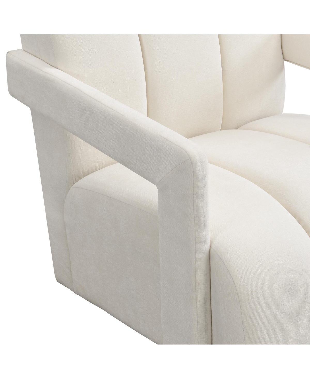 Streamdale Furniture Modern Armchair Set of 2, L-Arms, Polyester
