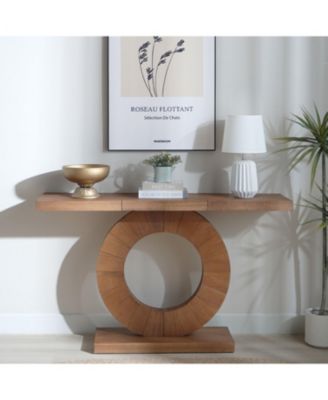 Modern Minimalist Wooden Console Table