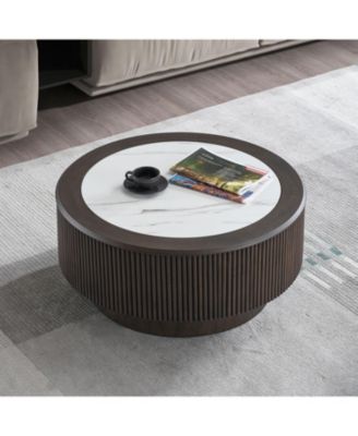 Modern Marble Round Coffee Table