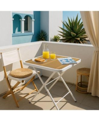 Folding Square Table - Indoor/Outdoor, Metal Legs