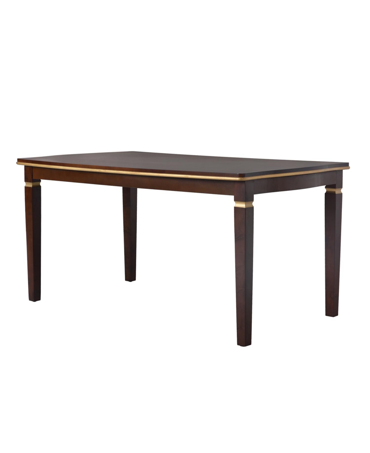 Streamdale Furniture 6-Piece Dining Table Set- 60" Table, 4 Tufted Chairs & Bench (Black)