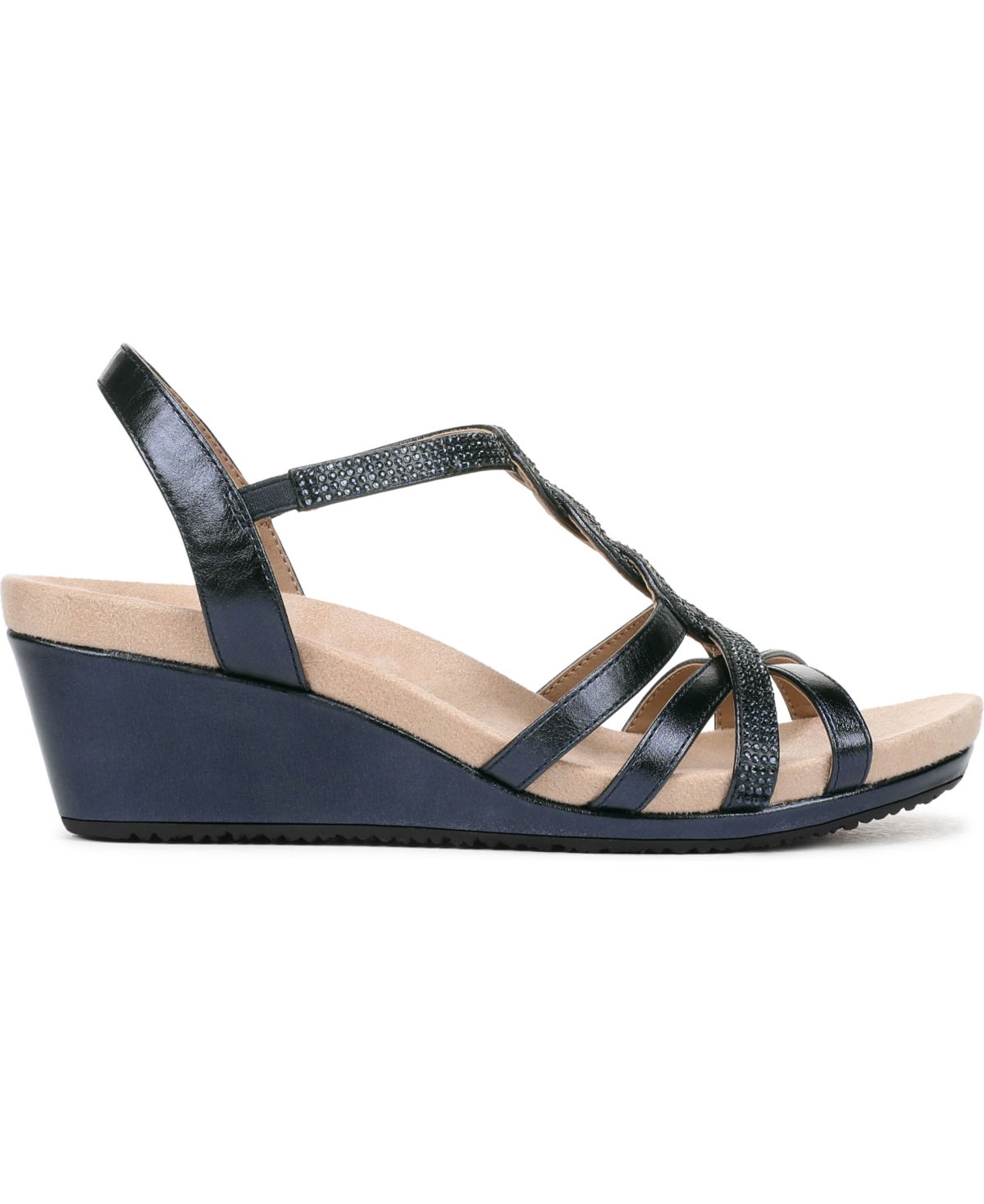 LifeStride Women's Miami Strappy Wedge Sandals
