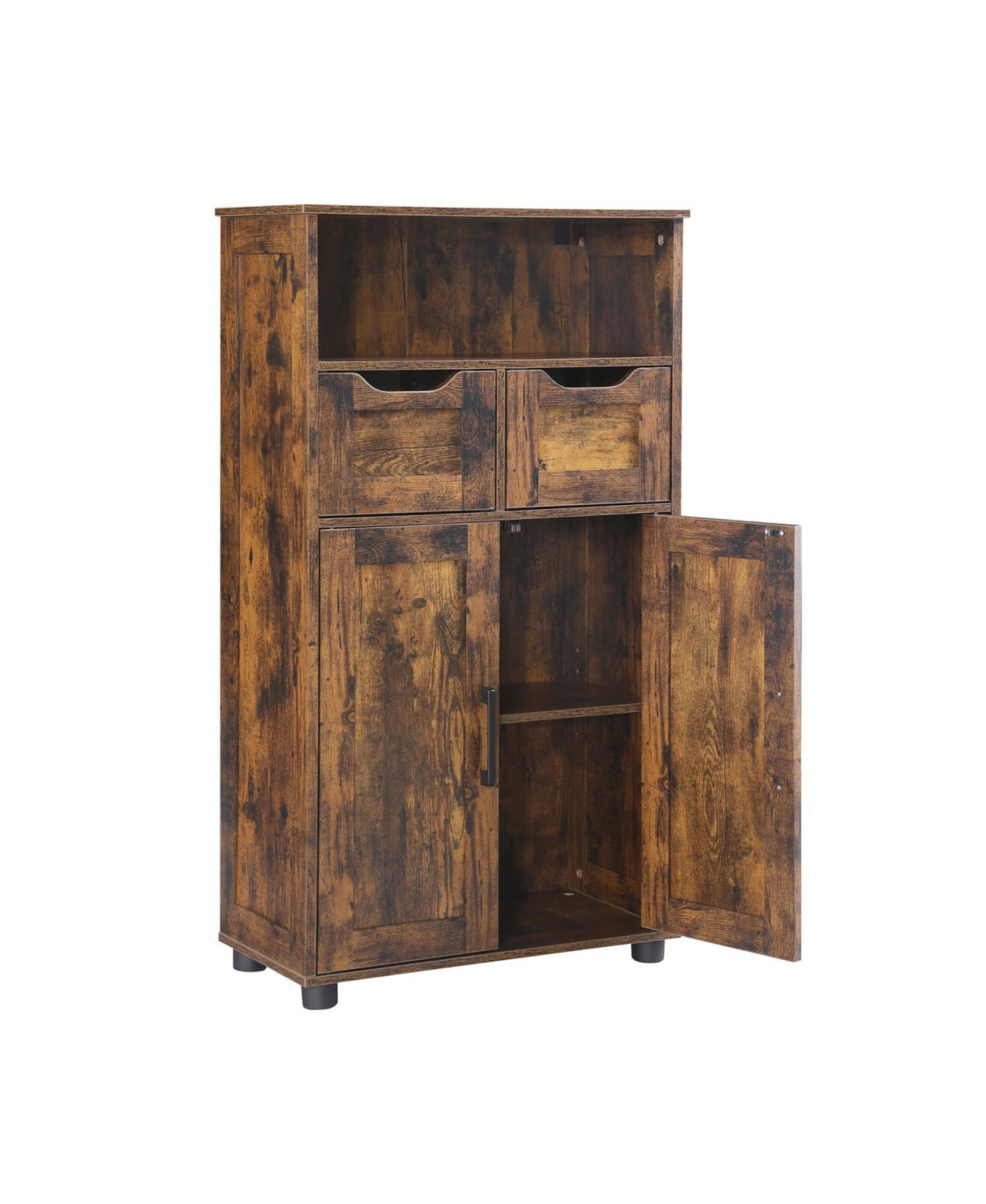 Streamdale Furniture Tall Storage Cabinet with Drawers & Adjustable Shelf