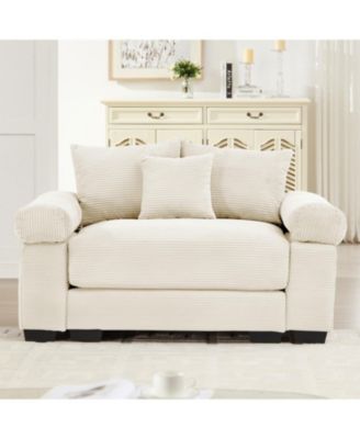 Oversized Cloud Modular Sectional Couch, Soft Corduroy
