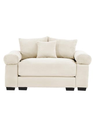 Oversized Cloud Modular Sectional Couch, Soft Corduroy