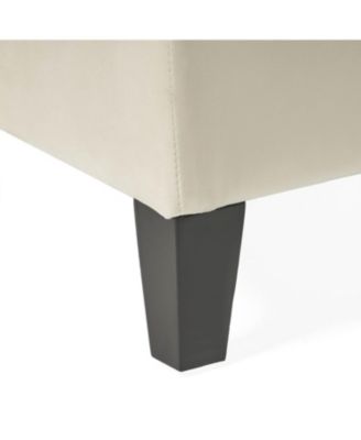 Streamdale Button Tufted Diamond Stitch Storage Ottoman Bench