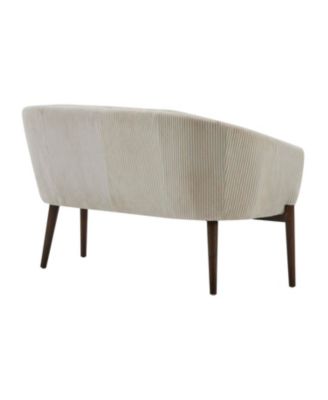 Streamdale Corduroy Recessed Arm Loveseat