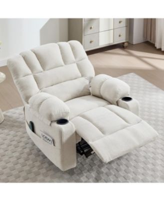 Living Space Reclining Chair Recliner Sofa with Heating and Vibration
