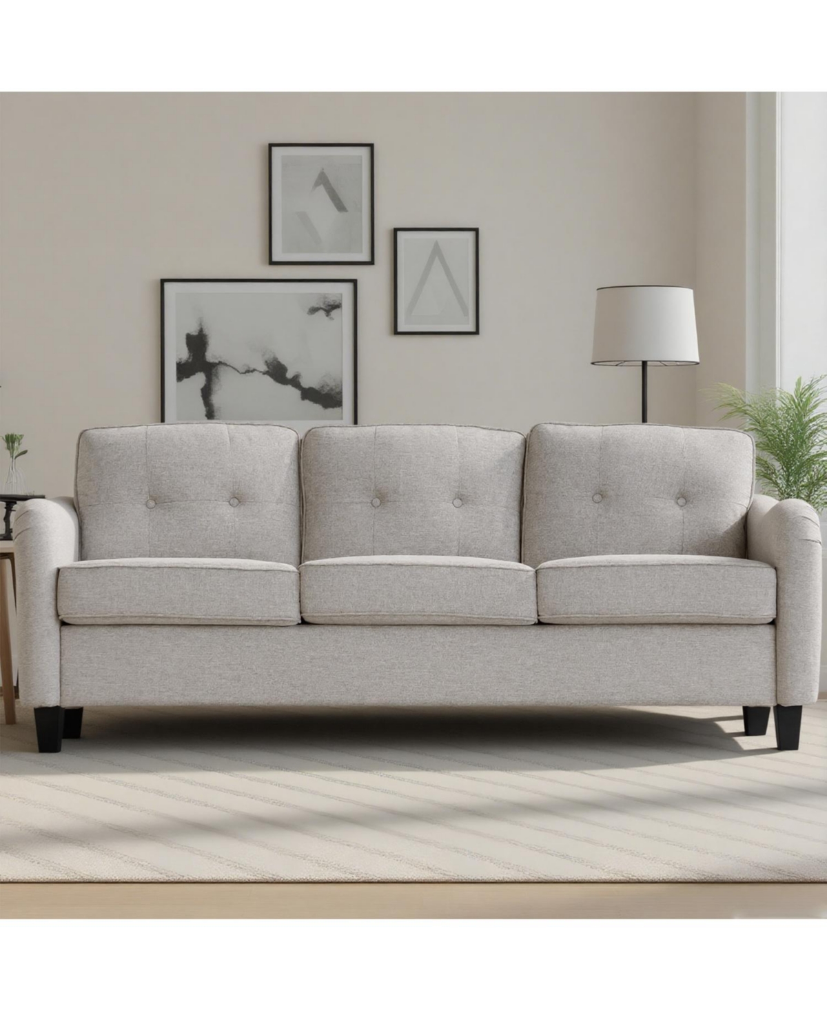 Streamdale Furniture Streamdale 3-Piece Modern Living Room Sofa Set