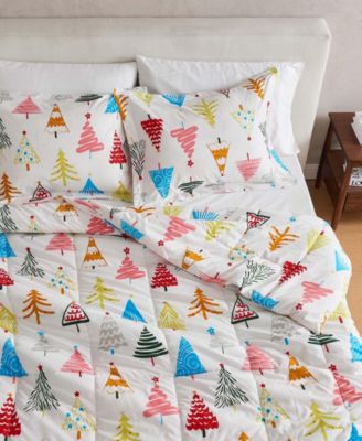 All-Season Printed Down Alternative Comforter Set