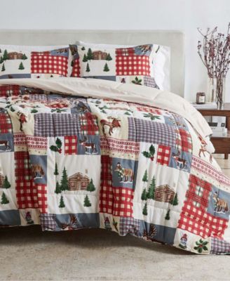 All-Season Printed Down Alternative Comforter Set
