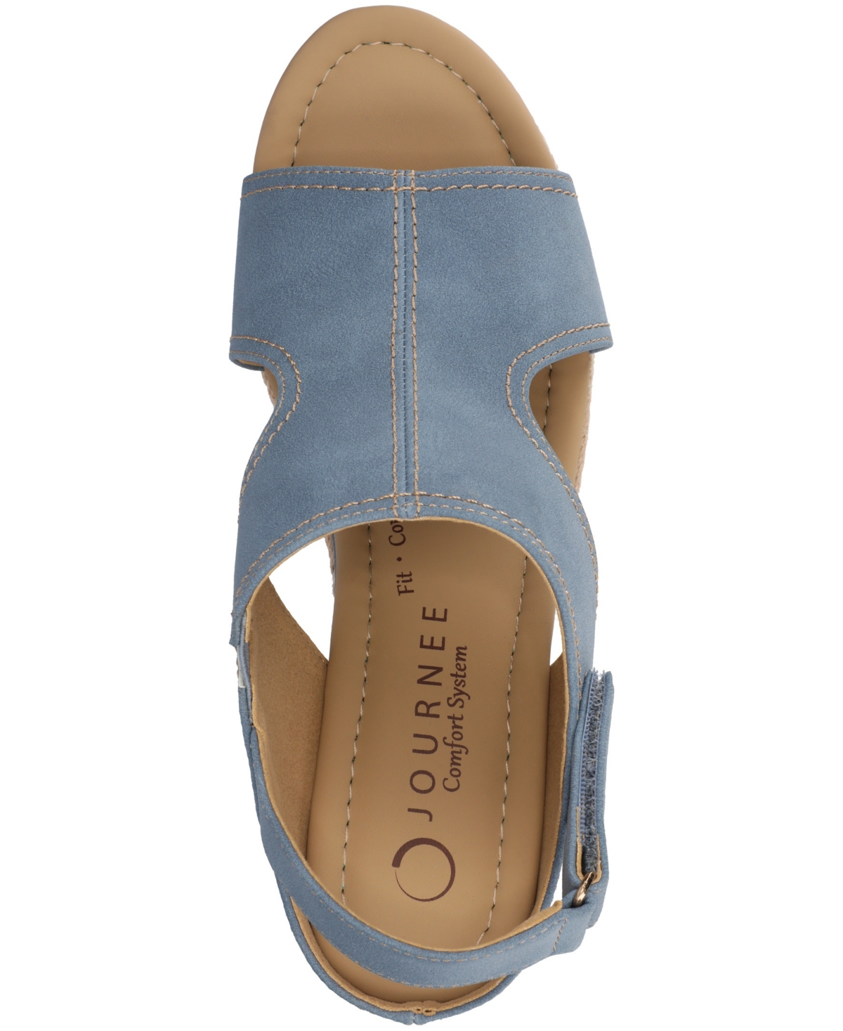 Journee Collection Women's Rayleigh Espadrille Wedge Sandals