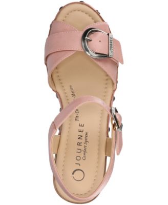 Women's Sisilia Stacked Heel Ankle Strap Sandals