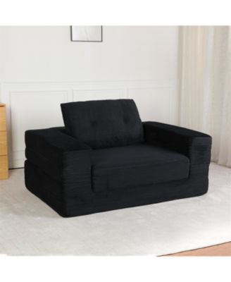 Compression Dog Sofa Bed Modern Floor Couch With Pillow for Living Room Bedroom