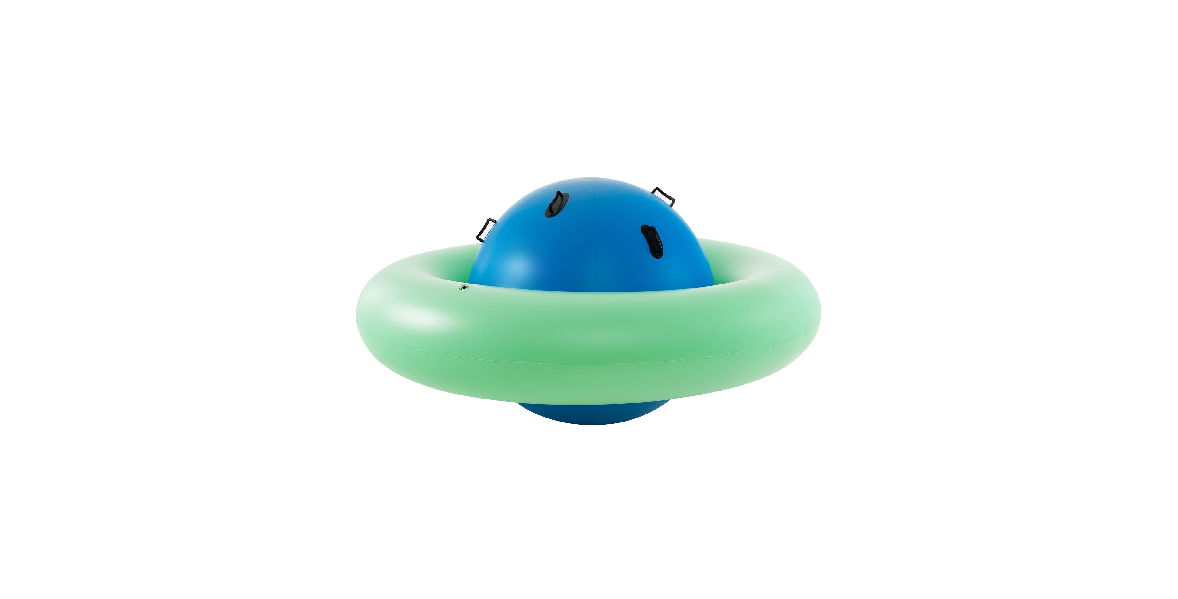 Hongge Kids Giant Inflatable Dome Rocker Bouncer with Easy Grip Handles