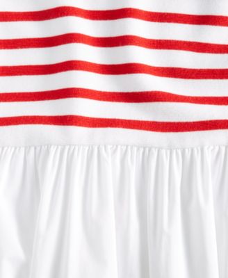 Women's Mixed-Media Sweater Midi Dress